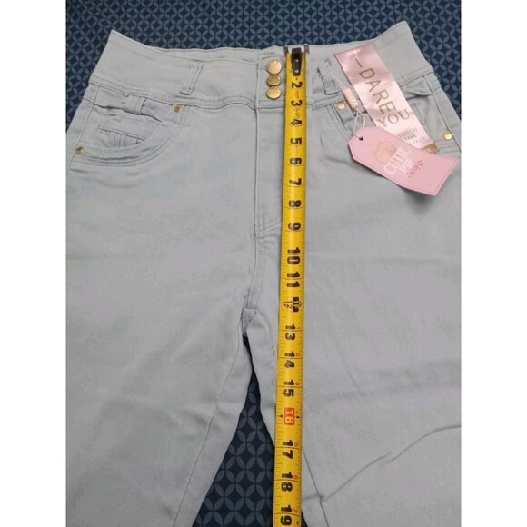 WAIST 33 INCHES SIZE 15 FLARE JEANS STRETCH DENIM PUSH UP BLUE 15-2 CTP1204 SZ15 - Picture 4 of 16